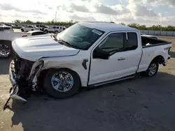 Salvage cars for sale at Fresno, CA auction: 2021 Ford F150 Super Cab