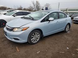 Salvage cars for sale at Chicago Heights, IL auction: 2012 Honda Civic EX