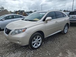 Salvage cars for sale at Riverview, FL auction: 2011 Lexus RX 350