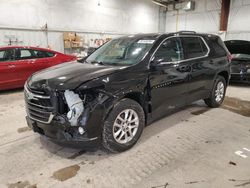 Salvage cars for sale at Milwaukee, WI auction: 2018 Chevrolet Traverse LT