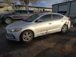 2018 Hyundai Elantra SEL en venta en Albuquerque, NM