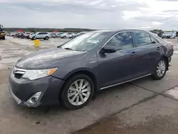 2012 Toyota Camry Hybrid en venta en Grand Prairie, TX