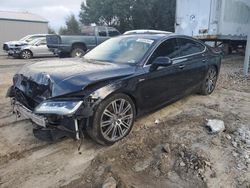 Salvage cars for sale at Midway, FL auction: 2013 Audi A7 Prestige