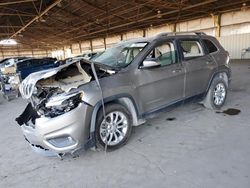 Salvage cars for sale at Phoenix, AZ auction: 2019 Jeep Cherokee Latitude