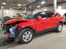 Salvage cars for sale at Blaine, MN auction: 2021 Chevrolet Blazer 2LT