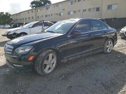 Salvage cars for sale from Copart Opa Locka, FL: 2011 Mercedes-Benz C300