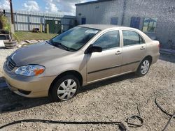 Toyota Corolla ce salvage cars for sale: 2004 Toyota Corolla CE