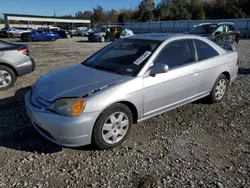 Salvage cars for sale at Memphis, TN auction: 2002 Honda Civic EX