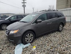 Salvage cars for sale at Wayland, MI auction: 2015 Honda Odyssey EXL