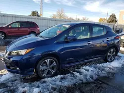 Nissan salvage cars for sale: 2019 Nissan Leaf S Plus