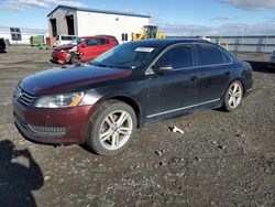 Salvage cars for sale from Copart Airway Heights, WA: 2013 Volkswagen Passat SEL