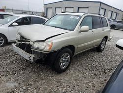 Salvage cars for sale at Cahokia Heights, IL auction: 2003 Toyota Highlander