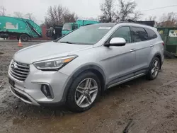 Carros con título limpio a la venta en subasta: 2017 Hyundai Santa FE SE Ultimate