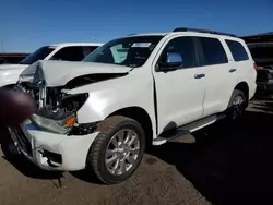 Toyota salvage cars for sale: 2016 Toyota Sequoia Platinum