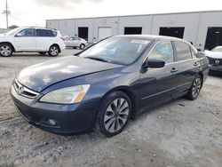 Salvage cars for sale from Copart Jacksonville, FL: 2007 Honda Accord EX