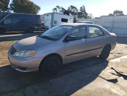 Salvage cars for sale from Copart Hayward, CA: 2003 Toyota Corolla CE