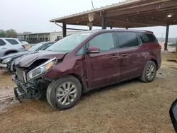 Salvage cars for sale at Tanner, AL auction: 2019 KIA Sedona LX