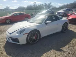 Salvage cars for sale at Riverview, FL auction: 2022 Porsche 911 Targa 4S