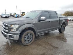 Salvage cars for sale at Oklahoma City, OK auction: 2015 Ford F150 Supercrew