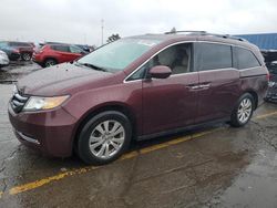 Honda Odyssey ex salvage cars for sale: 2015 Honda Odyssey EX