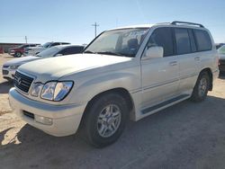 Salvage cars for sale at Andrews, TX auction: 2001 Lexus LX 470