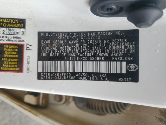 2012 Toyota Camry Base