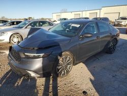 Salvage cars for sale at Kansas City, KS auction: 2024 Honda Accord Touring Hybrid