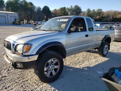 Salvage cars for sale at Mendon, MA auction: 2003 Toyota Tacoma Xtracab