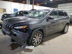 Jeep Vehiculos salvage en venta: 2017 Jeep Cherokee Limited