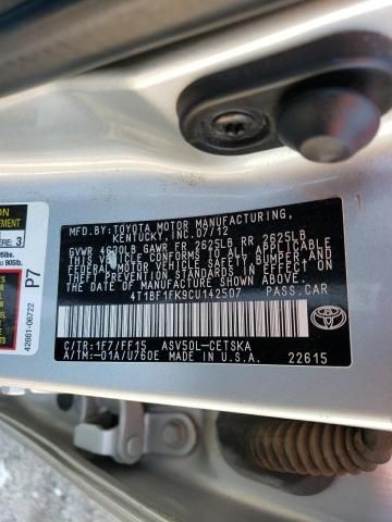 2012 Toyota Camry Base