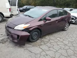 Salvage cars for sale at Austell, GA auction: 2013 Toyota Prius