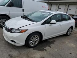 Honda Civic ex salvage cars for sale: 2012 Honda Civic EX