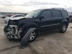 Salvage cars for sale at Grand Prairie, TX auction: 2010 Honda Pilot Touring