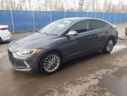 Vehiculos salvage en venta de Copart Atlantic Canada Auction, NB: 2017 Hyundai Elantra SE