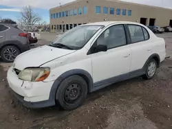 Toyota Echo salvage cars for sale: 2002 Toyota Echo