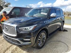 Salvage cars for sale at Arcadia, FL auction: 2021 Infiniti QX80 Sensory