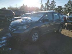 Salvage cars for sale at Denver, CO auction: 2014 Honda CR-V LX