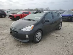 Salvage cars for sale from Copart Kansas City, KS: 2014 Toyota Prius C