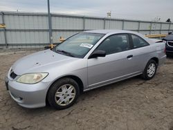 Honda salvage cars for sale: 2004 Honda Civic DX VP