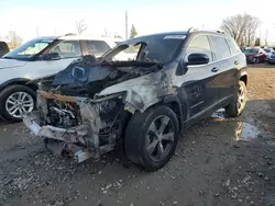 Salvage cars for sale at Lansing, MI auction: 2019 Jeep Cherokee Limited