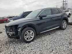 Salvage cars for sale at Wayland, MI auction: 2020 Audi Q5 Premium