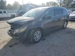 Salvage cars for sale at Wichita, KS auction: 2017 Honda Odyssey EXL