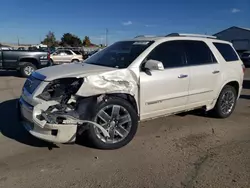 Salvage cars for sale at Nampa, ID auction: 2011 GMC Acadia Denali