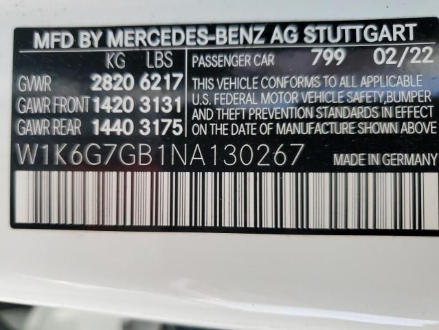 2022 Mercedes-Benz S 580 4matic