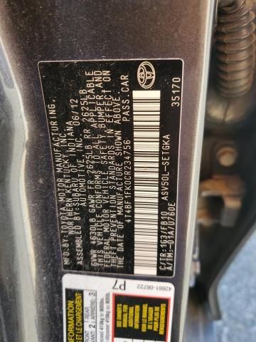 2012 Toyota Camry Base