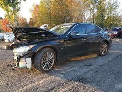 Salvage cars for sale at Portland, OR auction: 2018 Infiniti Q50 Luxe