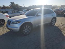 Vehiculos salvage en venta de Copart Martinez, CA: 2005 Infiniti FX45