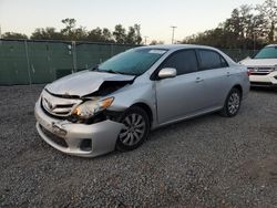 Salvage cars for sale at Riverview, FL auction: 2012 Toyota Corolla Base