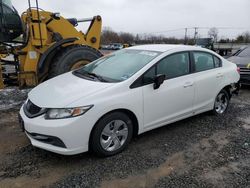 Vehiculos salvage en venta de Copart Hillsborough, NJ: 2013 Honda Civic LX