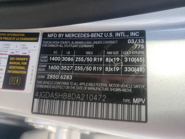 2013 Mercedes-Benz ML 350 4matic